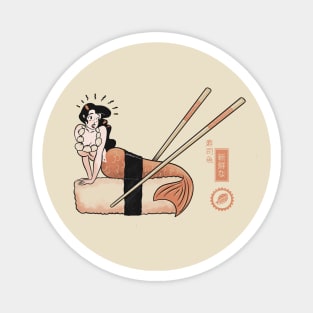Mermaid Sushi Magnet